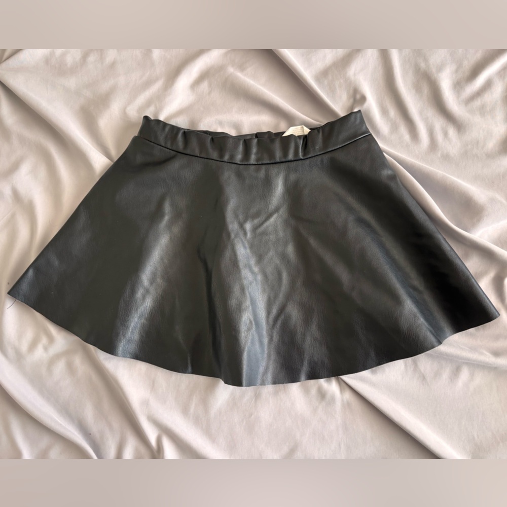 H&M Kids Leather Shirt with Shorts Size 3T Girls